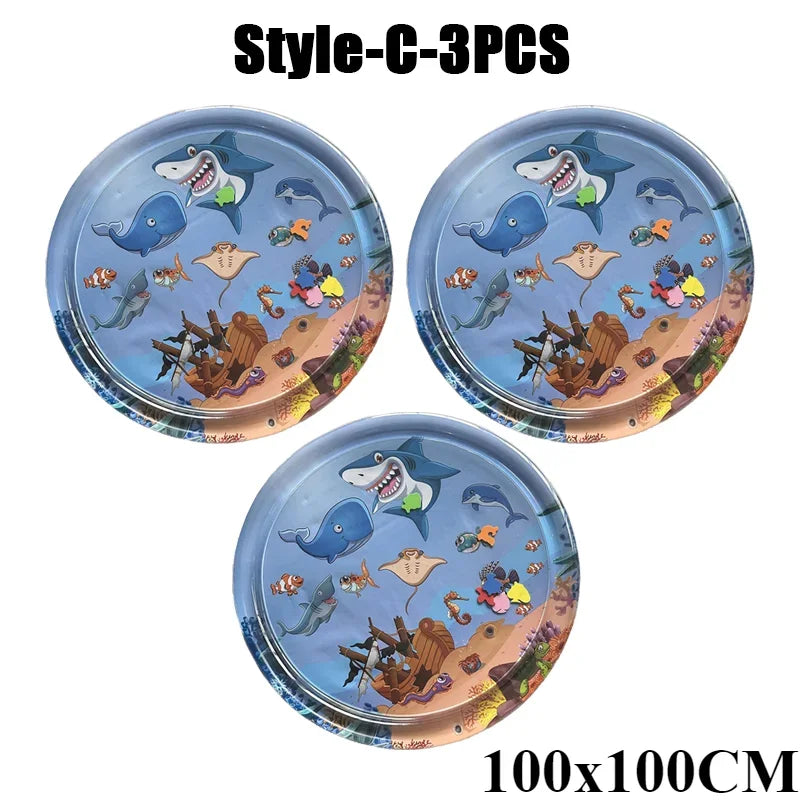 New Baby Water Mat Inflatable Cushion Infant Toddler Water Play Mat for Children Early Education Developing Baby Toy Summer Toys