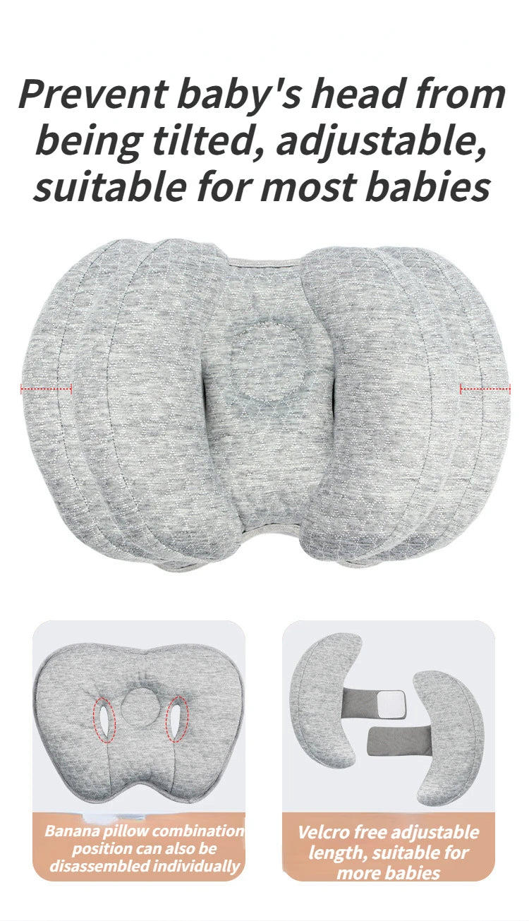 Baby Stroller Neck Pillow Kindergarten Car Seat Head Fixed Neck Protection Pillow For Outdoor Activities Pram Accessories