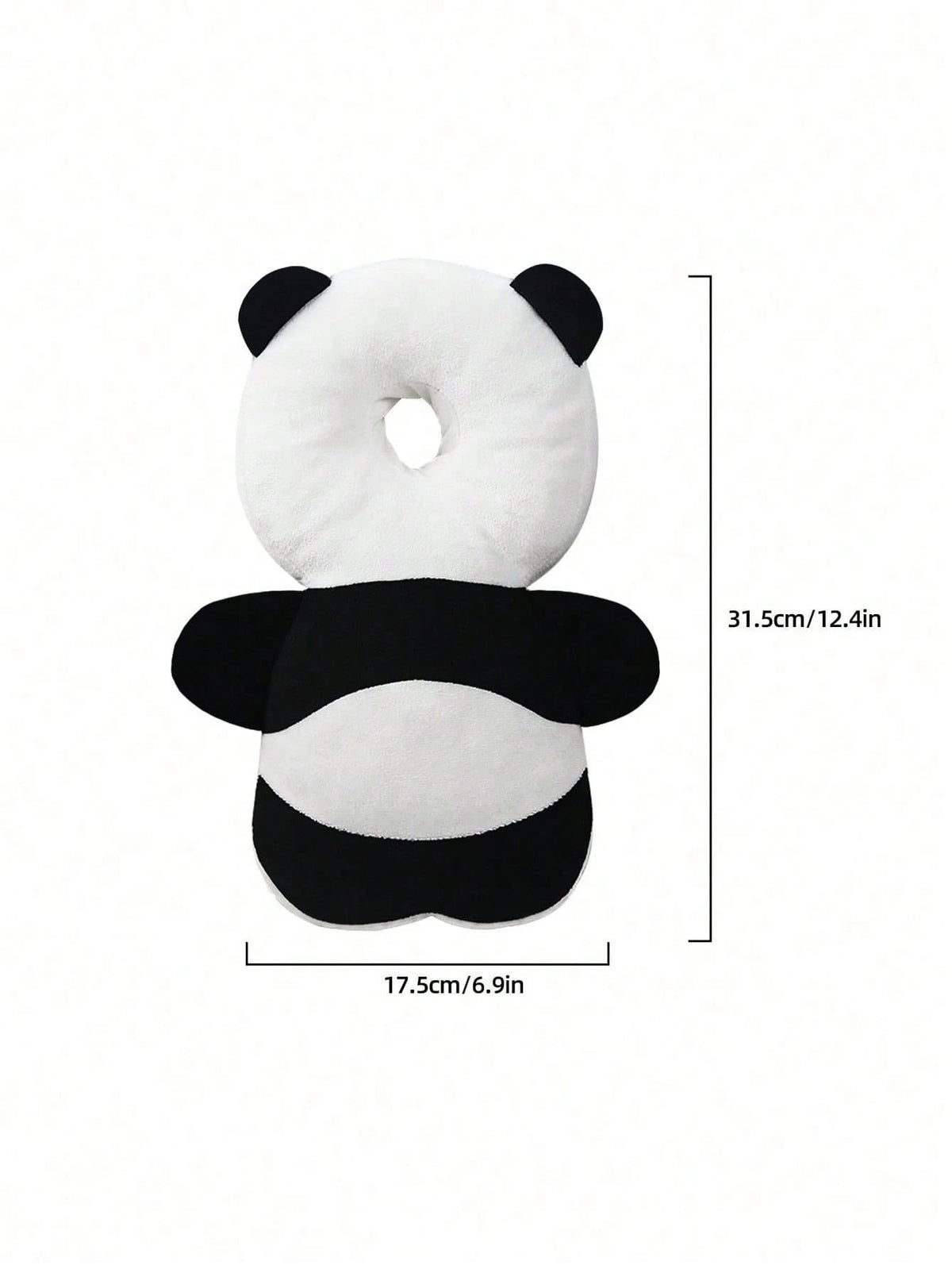 Panda Shaped Baby Head Back Protector Adjustable Toddler Walk Training Anti Fall Shock Absorbing Infant Crawling Safety Cushion