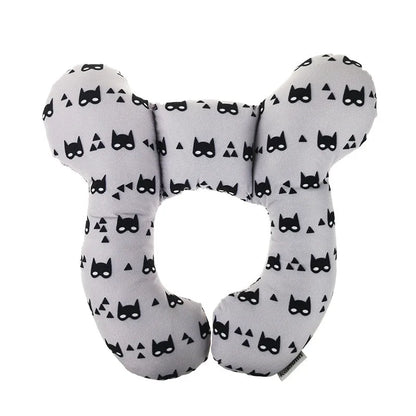 Baby travel pillow, child head and neck support pillow, suitable for strollers, car seats, travel