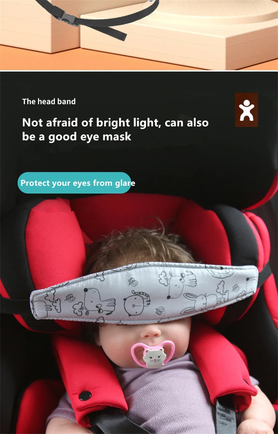 Baby Car Seat Head Support Children Fastening Belt Adjustable Boy Girl Sleep Positioner Baby Saftey Pillow Infant Head Protector