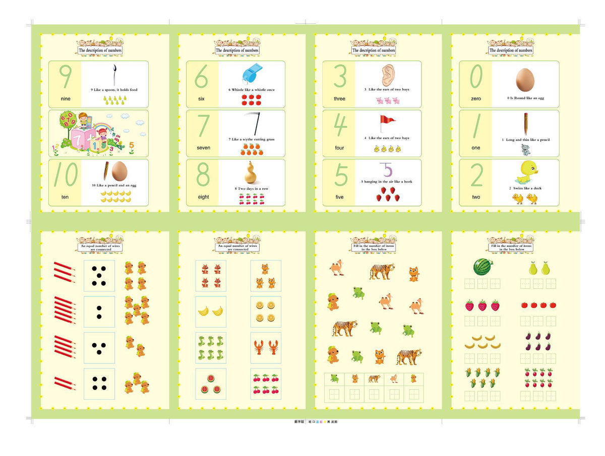 4 Books English Copybook Pen Magic Copy Book Auto Disappear Ink Children Writing Sticker Practice for Kids Enlightenment Gift