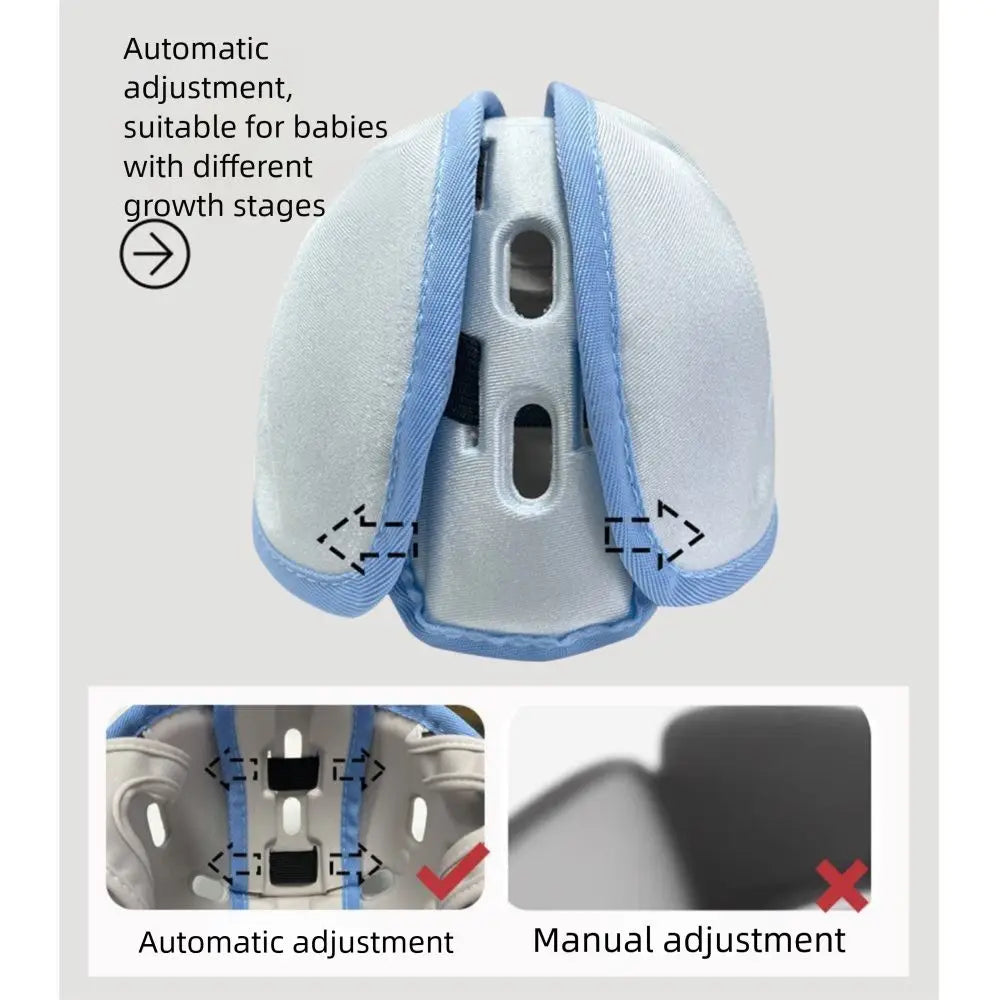 No Bumps Baby Safety Helmet Breathable Adjustable Infant Head Protector Ultra-Light 360-Degree Protection Baby Safety Headguard
