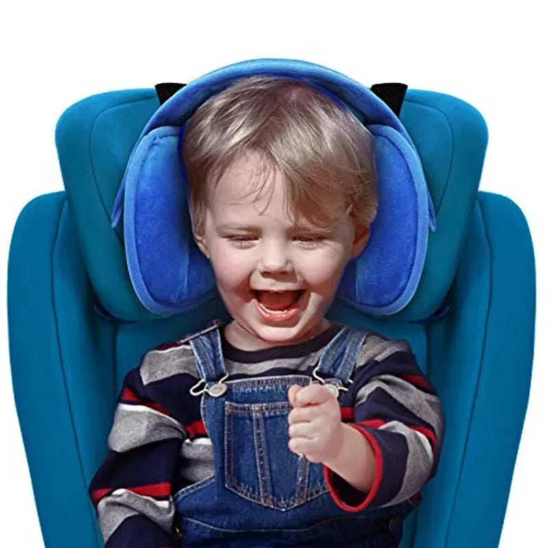 Child Head Support For Car Neck Headrest Sleep Positioner Kids Adjustable Car Seat Pillow Soft Pillow Travel Accessory 1/2PCS
