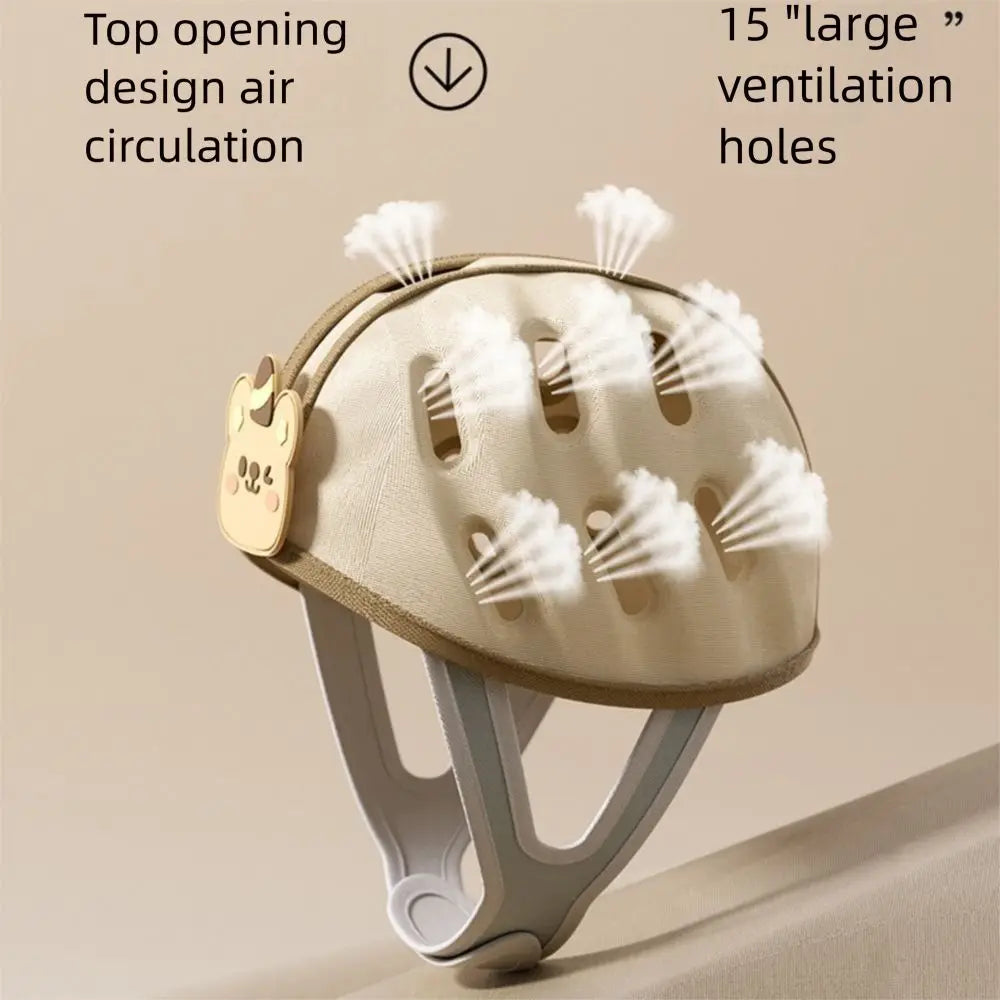 No Bumps Baby Safety Helmet 360-Degree Protection Adjustable Infant Head Protector Breathable Ultra-Light Toddler Head Cushion