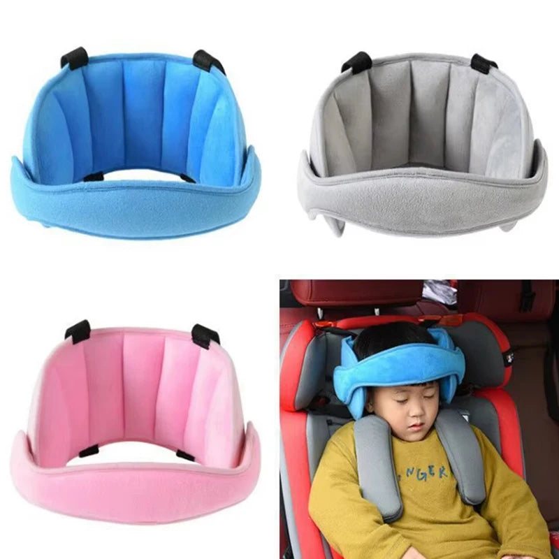 Child Head Support For Car Neck Headrest Sleep Positioner Kids Adjustable Car Seat Pillow Soft Pillow Travel Accessory 1/2PCS