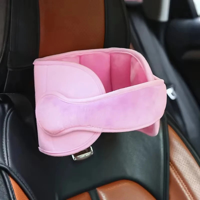 Child Head Support For Car Neck Headrest Sleep Positioner Kids Adjustable Car Seat Pillow Soft Pillow Travel Accessory 1/2PCS