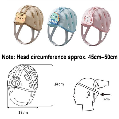 1Pcs Baby Head Protector Baby Helmet For Crawling Walking Baby Infant Toddler No Bumps Safety Helmet Head Cushion Bumper Bonnet