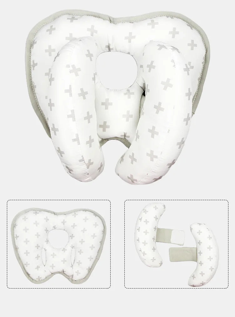 Baby Stroller Neck Pillow Kindergarten Car Seat Head Fixed Neck Protection Pillow For Outdoor Activities Pram Accessories