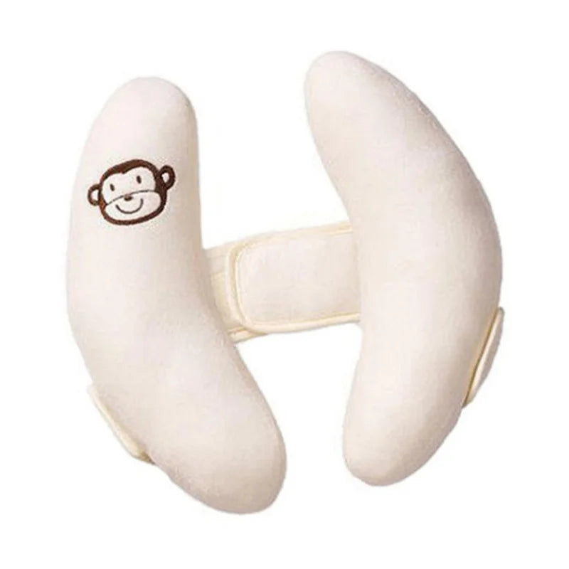 Infant Stroller Neck Pillow Banana Car Seat Head Protector Pillow, Baby Stroller Sleeping Neck Support Pillow, Cartoon Flower