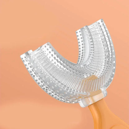 Kids Toothbrush U-Shape 360 Degree Infant Teether Baby Toothbrush Children Silicone Brush For Toddlers Oral Tooth Care Cleaning