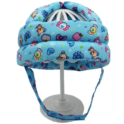 Cotton Infant Toddler Safety Helmet Baby Kids Head Protection Hat for Walking Crawling Baby Learns To Walk The Crash Helmet