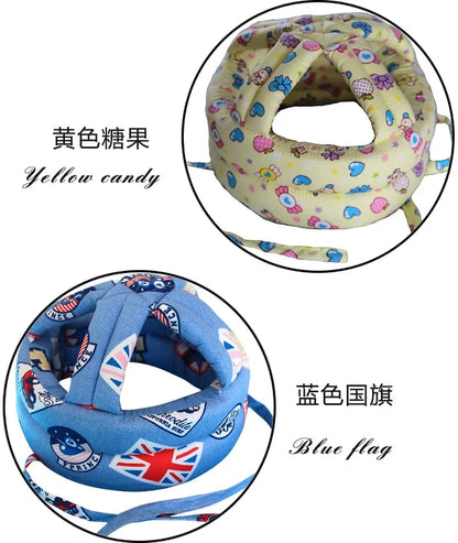 1-4Years Old Infant Toddler Safety Hat Helmet Baby Kids Head Protection for Walking Crawling Children Learns To Walk Bump Caps