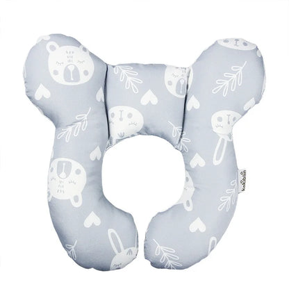 Protective Baby Pillow Travel Car Seat Head Neck Support Pillows Soft Toddler U Shape Headrest Protection Cushion For Children