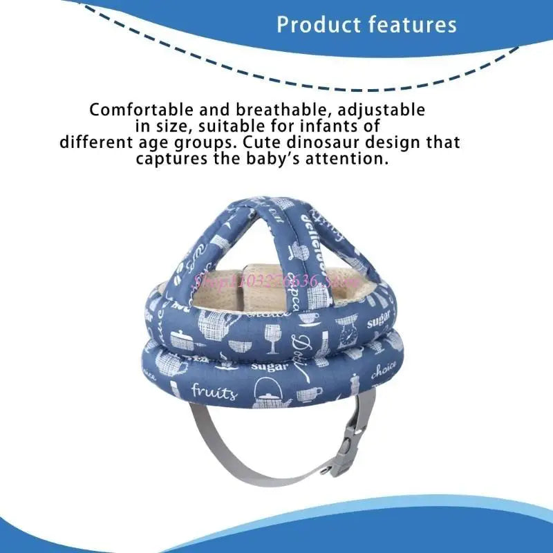 Baby Head Safety Helmets Adjustable Protective Gear Soft Baby Headguard Comfortable for Infants Toddlers Learning to Walk