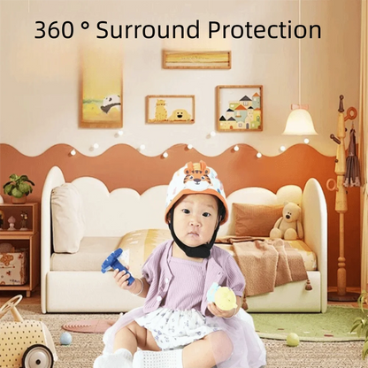Toddler Walking Crawling Baby Safety Helmet Breathable Kids Security Head Protective Hat Lightweight Cartoon Infant Bumper Cap