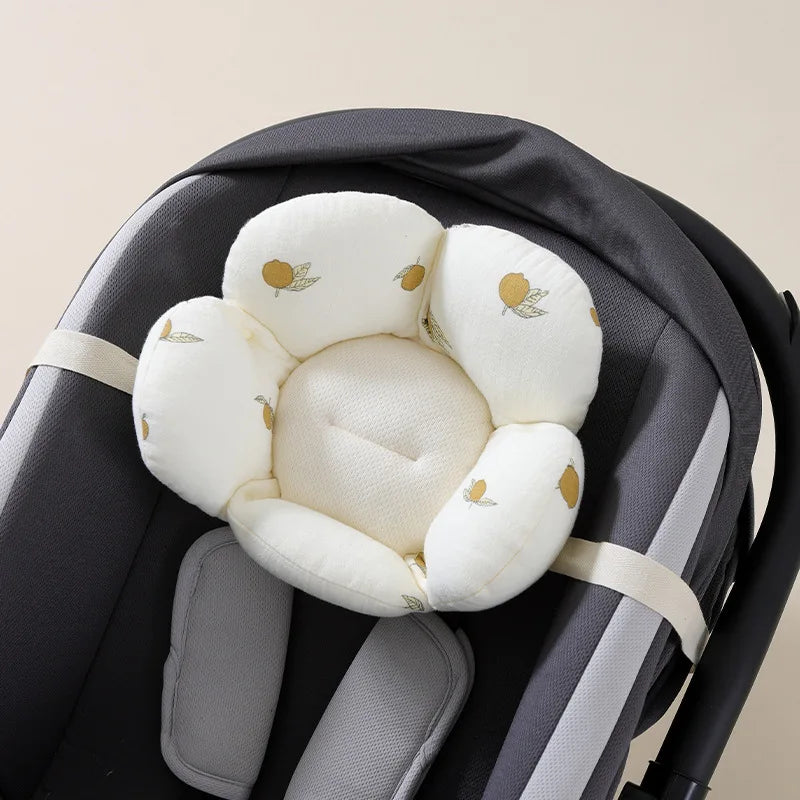 Ins Baby Head Shaping Pillow 0-6 Months for Car Seats Breathable Petal Infant Pillow for Newborn Flat Head Prevention Safe Sleep