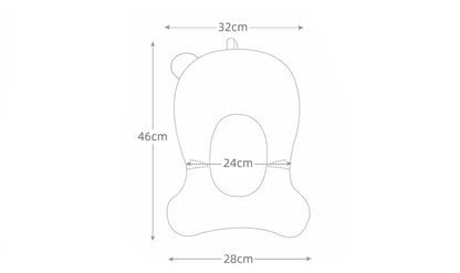Portable Baby Bathtub Pad Ajustable Bath Tub Shower Cushion Newborn Support Seat Mat Foldable Baby Bath Seat Floating Water Pad