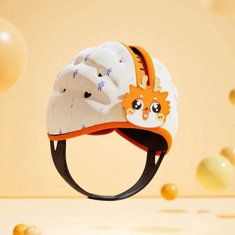 Toddler Walking Crawling Baby Safety Helmet Breathable Kids Security Head Protective Hat Lightweight Cartoon Infant Bumper Cap