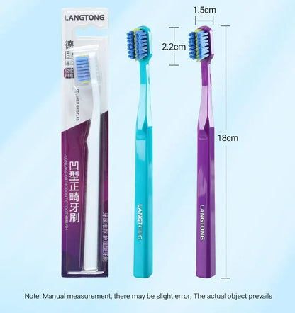 3PC Clean Orthodontic Braces Adult Orthodontic Toothbrushes Dental Tooth Brush Soft Bristle Toothbrush For Oral Health Care