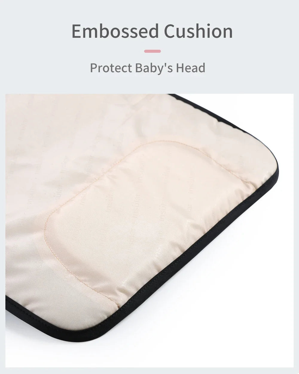 Portable Baby Changing Mat: 2-in-1 Waterproof Diaper Changing Pad with Storage Bag for Newborns