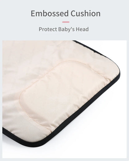 Portable Baby Changing Mat: 2-in-1 Waterproof Diaper Changing Pad with Storage Bag for Newborns