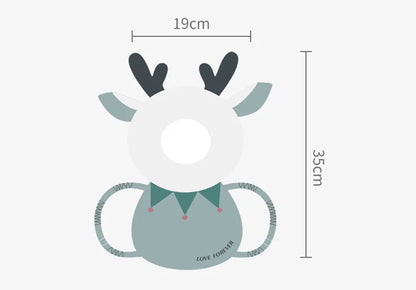 Baby Head Protector Backpack Soft Cartoon Baby Pillows Pad Cushion Head Security Protection Crawl Walk Toddler Headrest