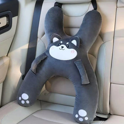 Sleeping Head Support Kids Child Car Car Pillow With Neck Support Animal Toys For Children Boys Girls Travel Road Trip Truck SUV