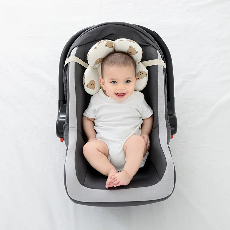 Ins Baby Head Shaping Pillow 0-6 Months for Car Seats Breathable Petal Infant Pillow for Newborn Flat Head Prevention Safe Sleep