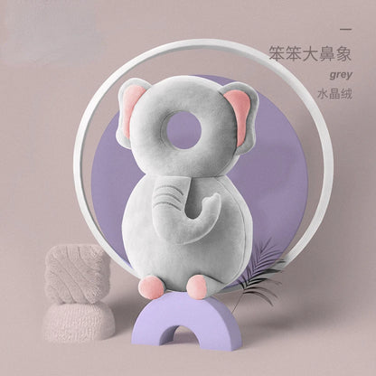 Newborn Headrest Security Pillows Backpack Toddler Baby Head Fall Protection Pad Cushion Cartoon Soft Security Pillows Backpack