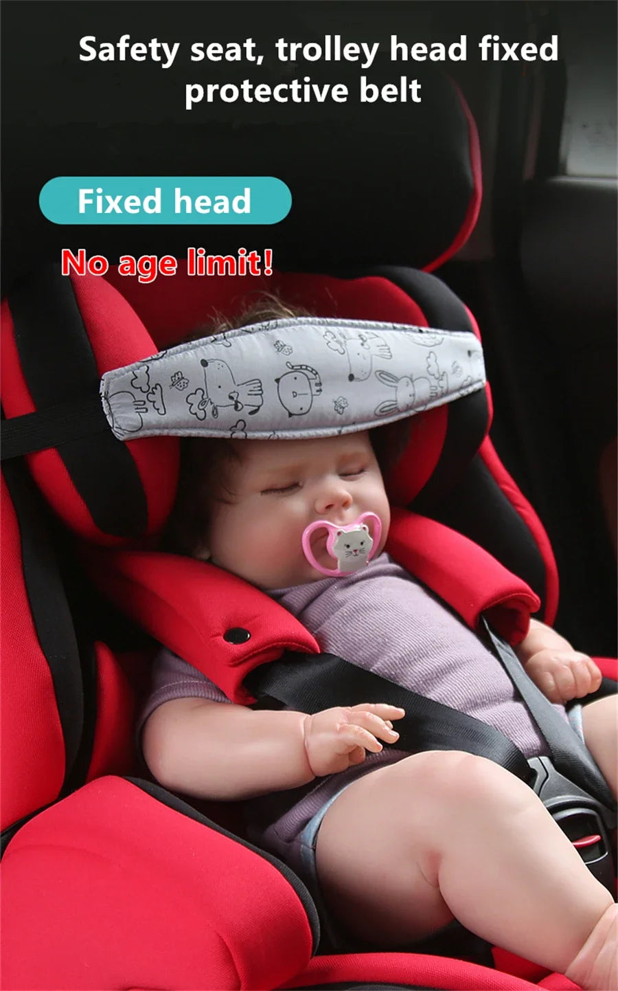Baby Car Seat Head Support Children Fastening Belt Adjustable Boy Girl Sleep Positioner Baby Saftey Pillow Infant Head Protector