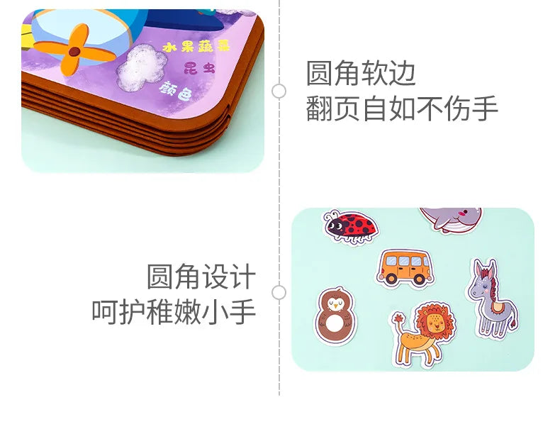 Drawing Coloring Books for Kids Magic Water Book with Pen 2 To 4 Years Old Children Learning Education Toy Baby Montessori Toys