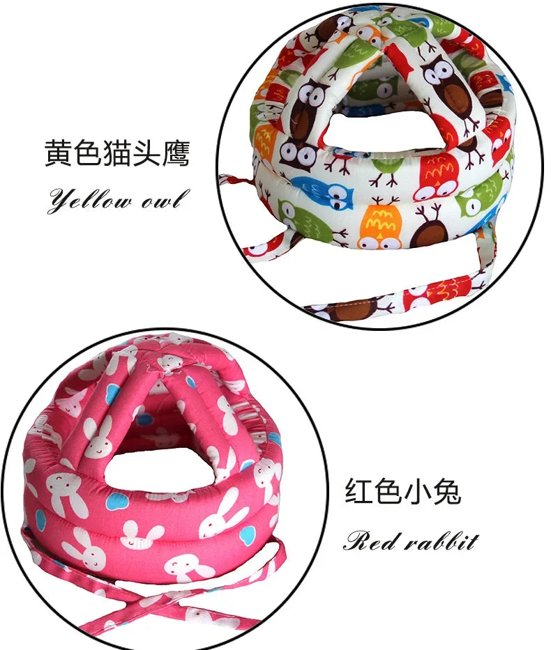 1-4Years Old Infant Toddler Safety Hat Helmet Baby Kids Head Protection for Walking Crawling Children Learns To Walk Bump Caps
