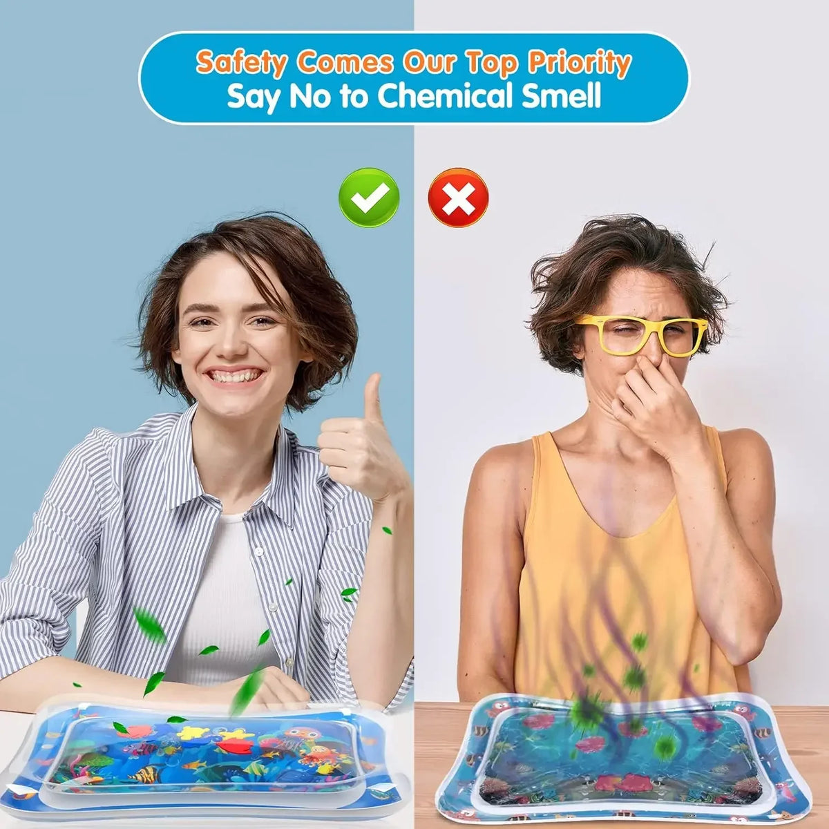 New Baby Water Mat Inflatable Cushion Infant Toddler Water Play Mat for Children Early Education Developing Baby Toy Summer Toys