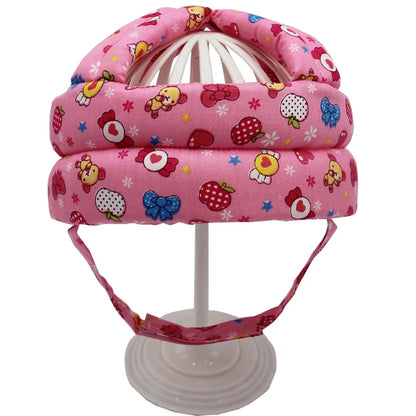 Cotton Infant Toddler Safety Helmet Baby Kids Head Protection Hat for Walking Crawling Baby Learns To Walk The Crash Helmet