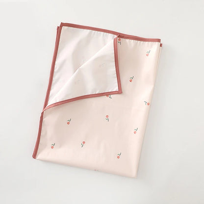 Baby Diaper Mat Soft PU Waterproof Leak Proof Washable Newborn Urine Pad 90x70cm Changing Pad Liners Reusable Picnic Travel Mats