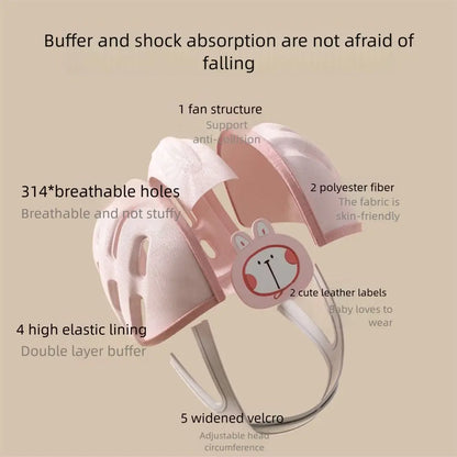 No Bumps Baby Safety Helmet 360-Degree Protection Adjustable Infant Head Protector Breathable Ultra-Light Toddler Head Cushion