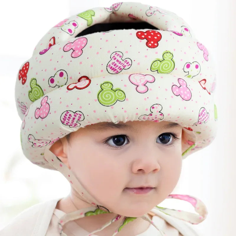 1-4Years Old Infant Toddler Safety Hat Helmet Baby Kids Head Protection for Walking Crawling Children Learns To Walk Bump Caps