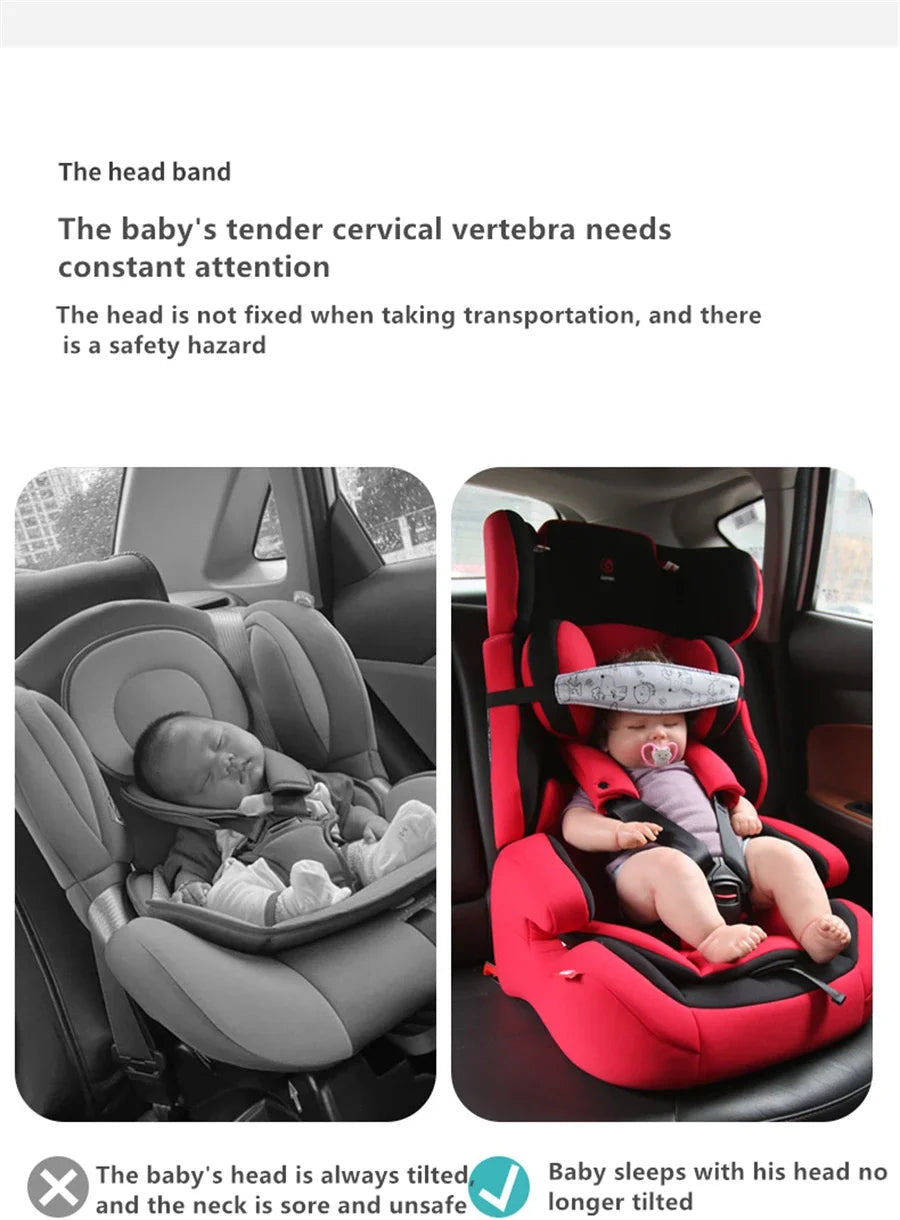 Baby Car Seat Head Support Children Fastening Belt Adjustable Boy Girl Sleep Positioner Baby Saftey Pillow Infant Head Protector