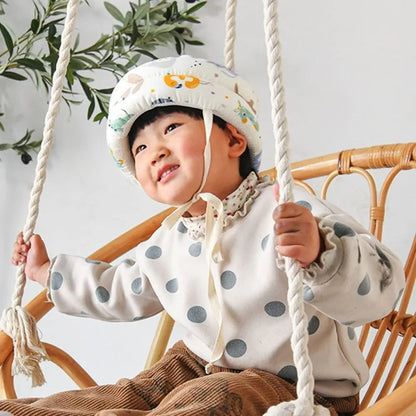 Baby Safety Helmet Head Protection Hat Toddler Anti-fall Pad Children Learn To Walk Crash Cap Adjustable Protective Headgear