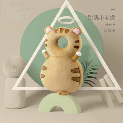 Newborn Headrest Security Pillows Backpack Toddler Baby Head Fall Protection Pad Cushion Cartoon Soft Security Pillows Backpack
