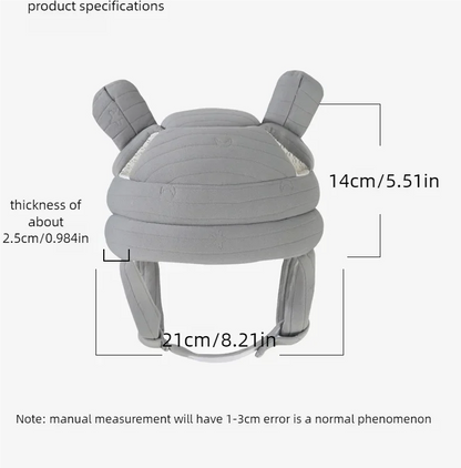 Thickened Anti-Collision Protective Cap, Baby Safety Helmet, Soft and Comfortable, All-Around Head Safety Protection, Adjustable