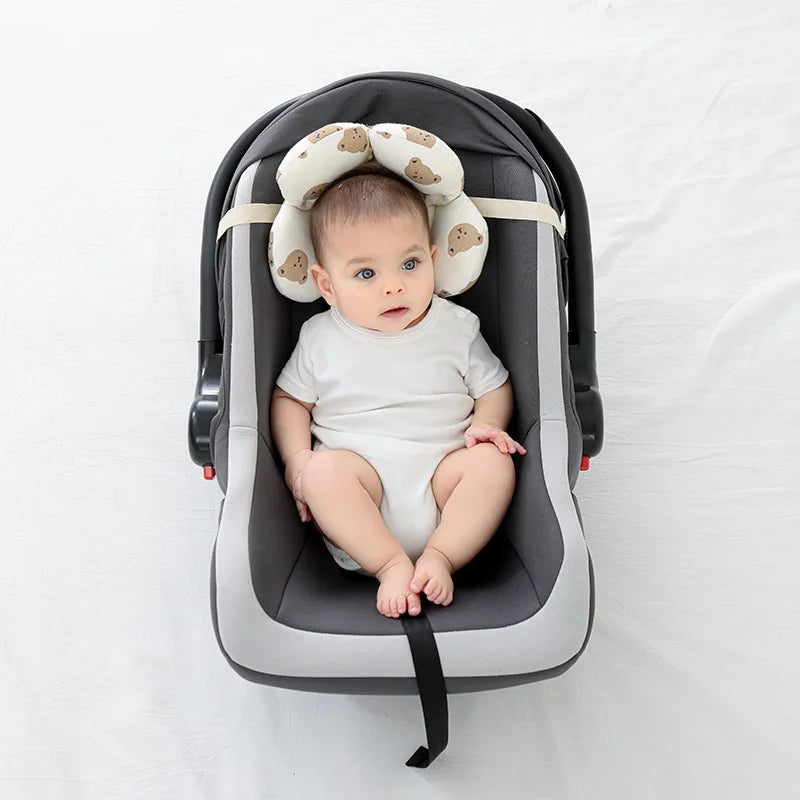 Ins Baby Head Shaping Pillow 0-6 Months for Car Seats Breathable Petal Infant Pillow for Newborn Flat Head Prevention Safe Sleep