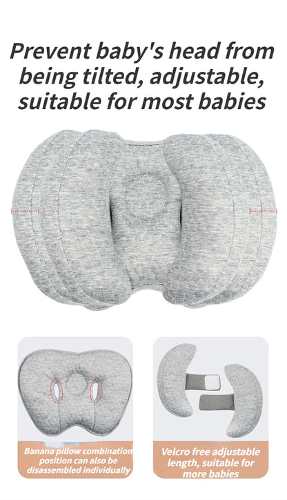 Baby Stroller Neck Pillow Kindergarten Car Seat Head Fixed Neck Protection Pillow For Outdoor Activities Pram Accessories