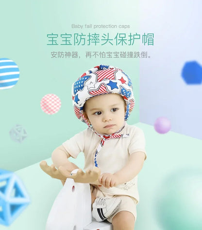 1-4Years Old Infant Toddler Safety Hat Helmet Baby Kids Head Protection for Walking Crawling Children Learns To Walk Bump Caps