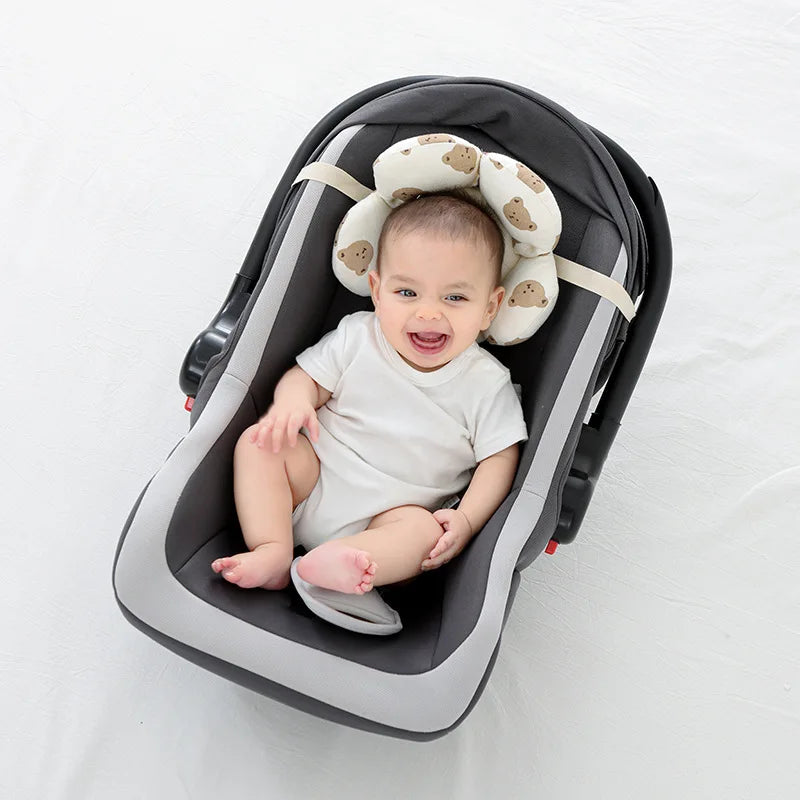 Ins Baby Head Shaping Pillow 0-6 Months for Car Seats Breathable Petal Infant Pillow for Newborn Flat Head Prevention Safe Sleep