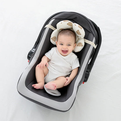 Ins Baby Head Shaping Pillow 0-6 Months for Car Seats Breathable Petal Infant Pillow for Newborn Flat Head Prevention Safe Sleep