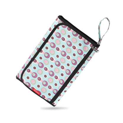 Portable Baby Changing Mat: 2-in-1 Waterproof Diaper Changing Pad with Storage Bag for Newborns