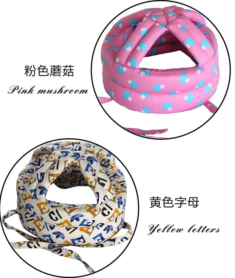 1-4Years Old Infant Toddler Safety Hat Helmet Baby Kids Head Protection for Walking Crawling Children Learns To Walk Bump Caps