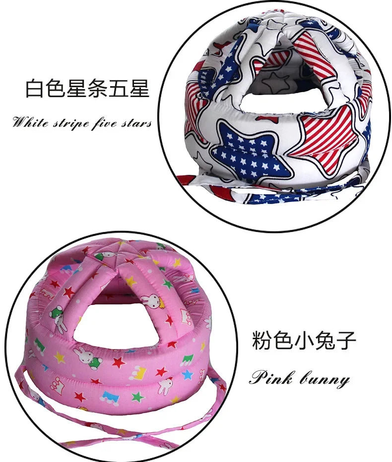 1-4Years Old Infant Toddler Safety Hat Helmet Baby Kids Head Protection for Walking Crawling Children Learns To Walk Bump Caps
